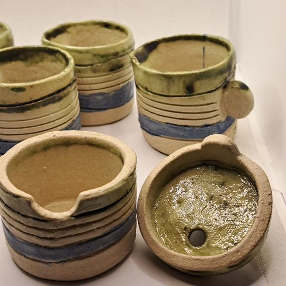 Lodo's Carora set of 4 cups, sugar and  handcrafted. - Picture 8 of 9